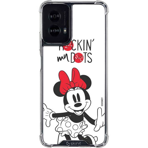 Disney Minnie Mouse Rockin My Dots Moto G Power 5G (2024) Clear Case