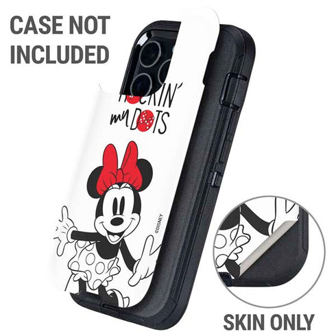 Disney Minnie Mouse Rockin My Dots Otterbox Defender iPhone Skin