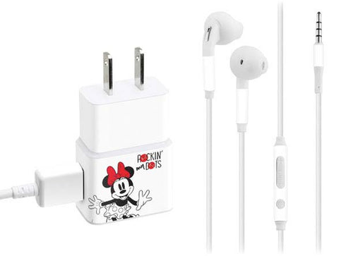 Disney Minnie Mouse Rockin My Dots Phone Charger Skin