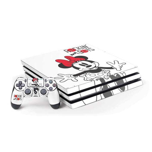 Disney Minnie Mouse Rockin My Dots PlayStation PS4 Skins
