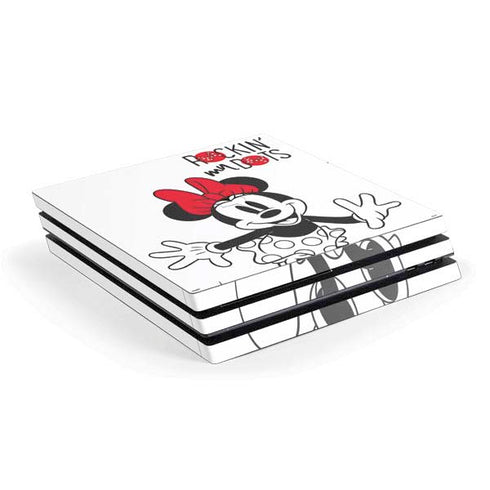 Disney Minnie Mouse Rockin My Dots PlayStation PS4 Skins