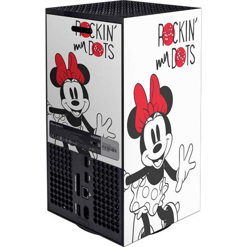 Disney Minnie Mouse Rockin My Dots XBox Series X Digital Edition Bundle Skin
