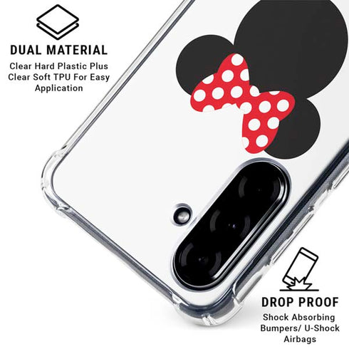 Disney Minnie Mouse Symbol Galaxy A36 5G Clear Case