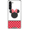 Disney Minnie Mouse Symbol Galaxy S24 FE Clear Case