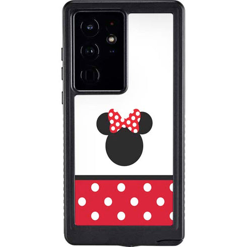 Disney Minnie Mouse Symbol Galaxy S24 Ultra Waterproof Case