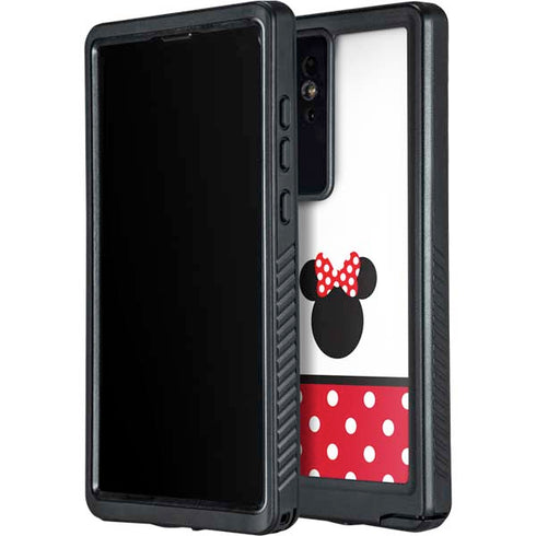 Disney Minnie Mouse Symbol Galaxy S24 Ultra Waterproof Case