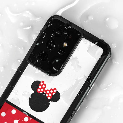 Disney Minnie Mouse Symbol Galaxy S24 Ultra Waterproof Case