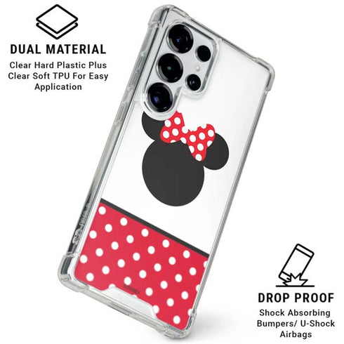 Disney Minnie Mouse Symbol Galaxy S25 Ultra Clear Case
