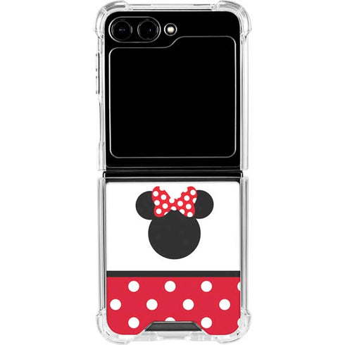 Disney Minnie Mouse Symbol Galaxy Z Flip6 Clear Case