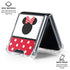 Disney Minnie Mouse Symbol Galaxy Z Flip6 Clear Case