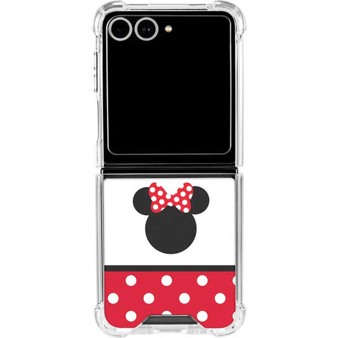 Disney Minnie Mouse Symbol Galaxy Z Flip7 Clear Case