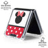 Disney Minnie Mouse Symbol Galaxy Z Flip7 Clear Case