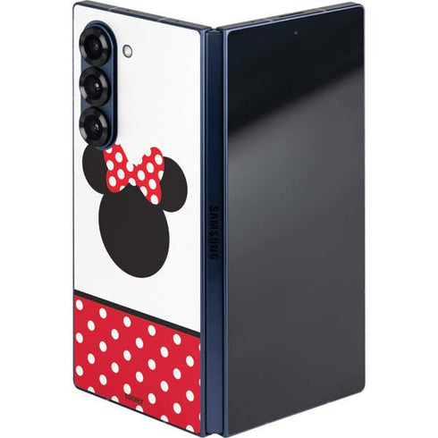 Disney Minnie Mouse Symbol Galaxy Z Fold6 Skin