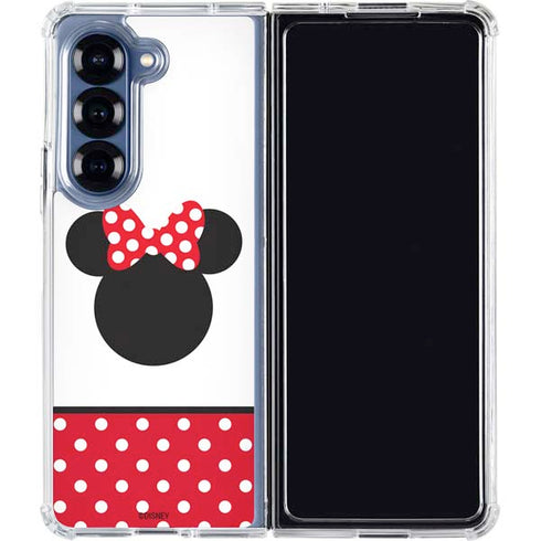 Disney Minnie Mouse Symbol Galaxy Z Fold7 Clear Case