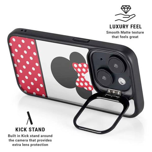 Disney Minnie Mouse Symbol iPhone 15 Kickstand Case