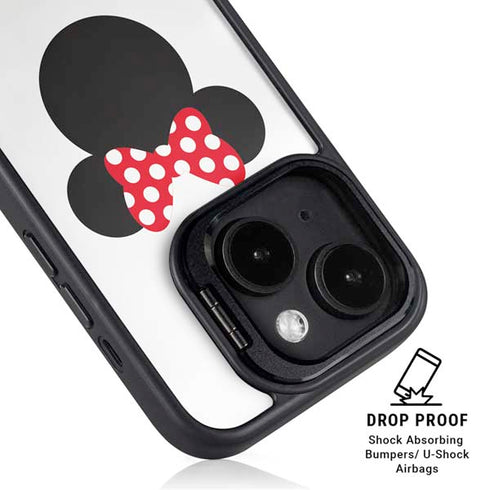 Disney Minnie Mouse Symbol iPhone 15 Kickstand Case