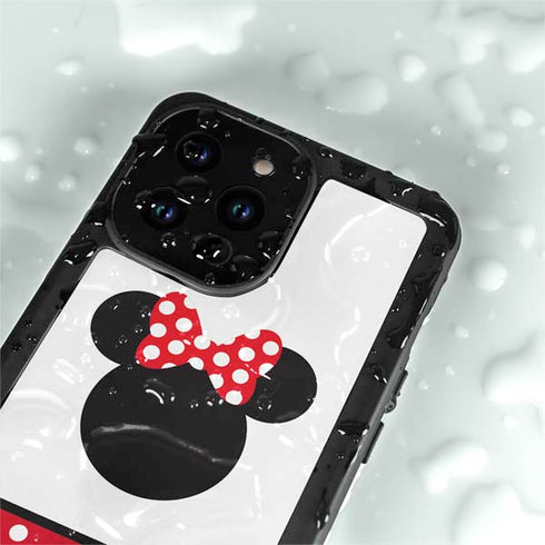 Disney Minnie Mouse Symbol iPhone 15 Pro Waterproof Case