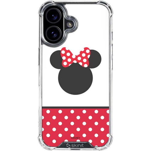 Disney Minnie Mouse Symbol iPhone 16 Clear Case