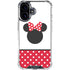 Disney Minnie Mouse Symbol iPhone 16 Clear Case