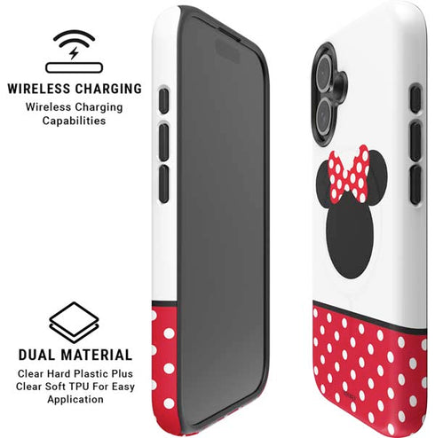Disney Minnie Mouse Symbol iPhone 16 Magsafe Impact Case
