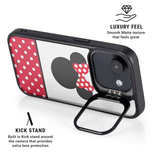 Disney Minnie Mouse Symbol iPhone 16e Kickstand Case