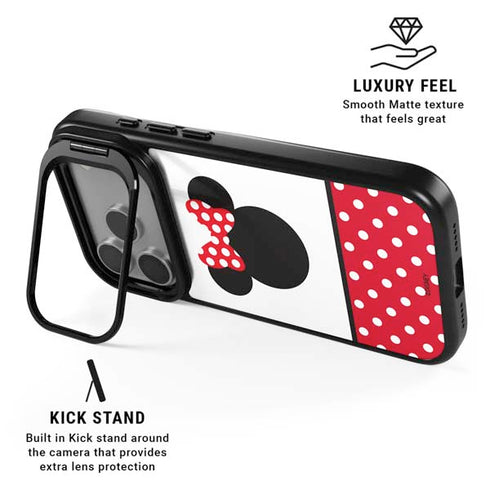 Disney Minnie Mouse Symbol iPhone 17 Pro Kickstand Case