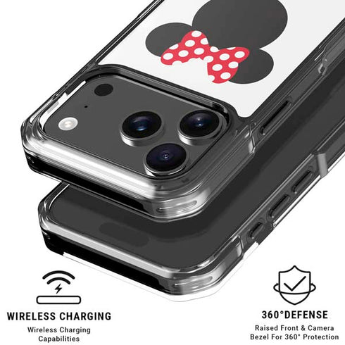 Disney Minnie Mouse Symbol iPhone 18 Pro Clear Case