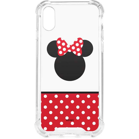 Disney Minnie Mouse Symbol iPhone XS Clear Case