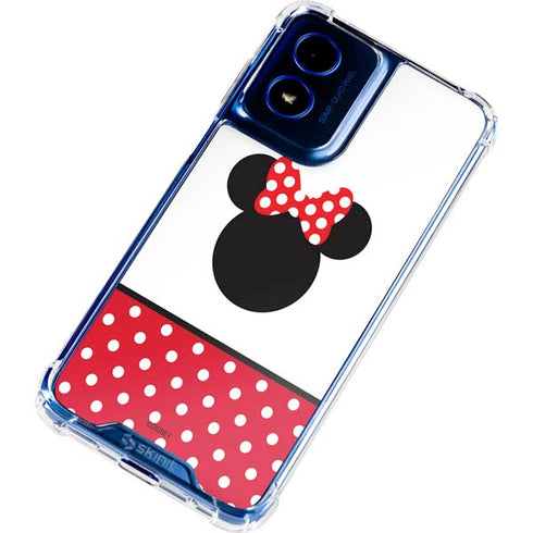 Disney Minnie Mouse Symbol Moto G Play 4G (2024) Clear Case