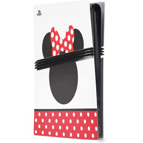 Disney Minnie Mouse Symbol PS5 Pro Console Skin