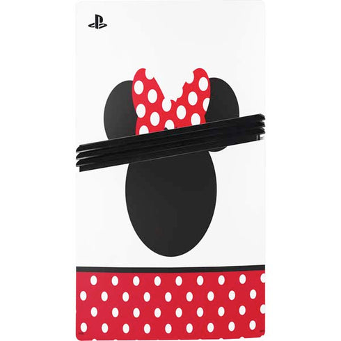 Disney Minnie Mouse Symbol PS5 Pro Console Skin