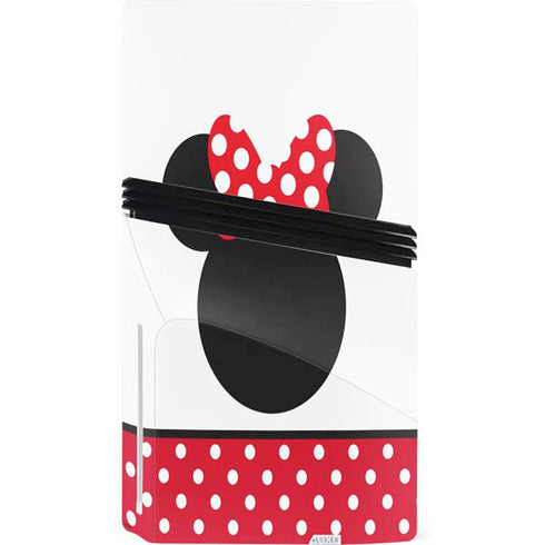 Disney Minnie Mouse Symbol PS5 Pro Disk Console Skin