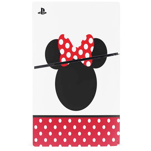 Disney Minnie Mouse Symbol PS5 Slim Digital Edition Console Skin