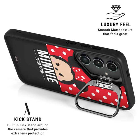Disney Tsum Tsum Minnie Mouse Galaxy S25 Kickstand Case