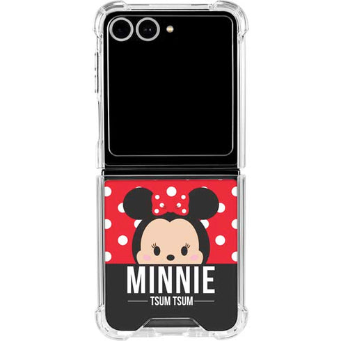 Disney Tsum Tsum Minnie Mouse Galaxy Z Flip7 Clear Case