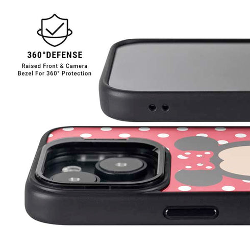 Disney Tsum Tsum Minnie Mouse iPhone 14 Plus Kickstand Case