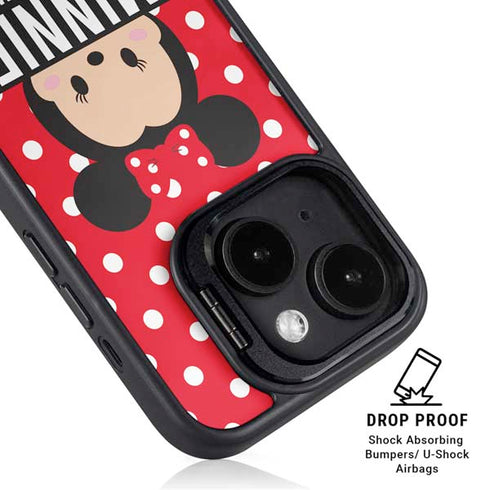 Disney Tsum Tsum Minnie Mouse iPhone 14 Plus Kickstand Case