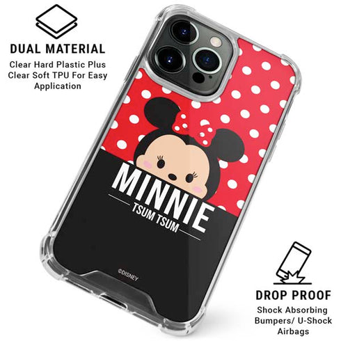 Disney Tsum Tsum Minnie Mouse iPhone 16 Pro Max Clear Case