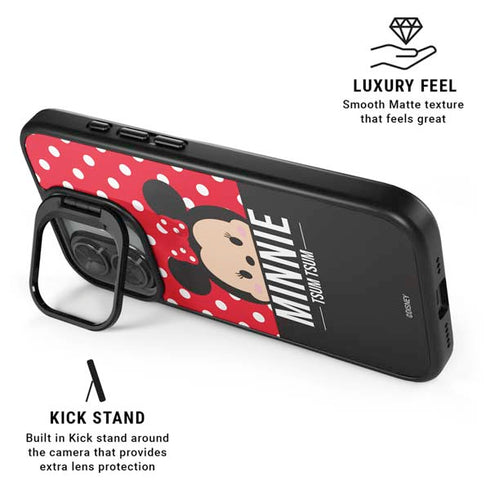 Disney Tsum Tsum Minnie Mouse iPhone 17 Kickstand Case