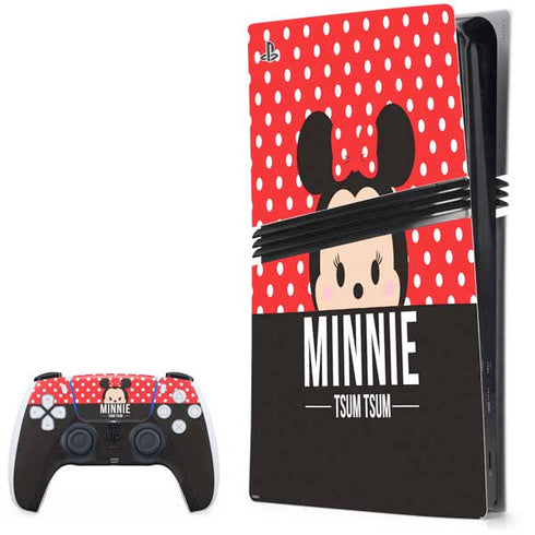 Disney Tsum Tsum Minnie Mouse PS5 Pro Bundle Skin