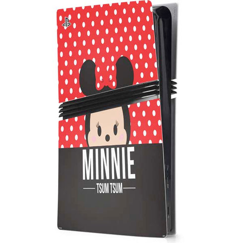 Disney Tsum Tsum Minnie Mouse PS5 Pro Console Skin
