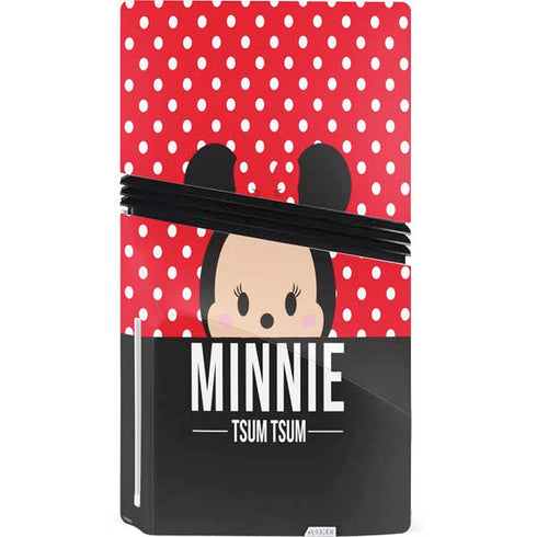 Disney Tsum Tsum Minnie Mouse PS5 Pro Disk Console Skin