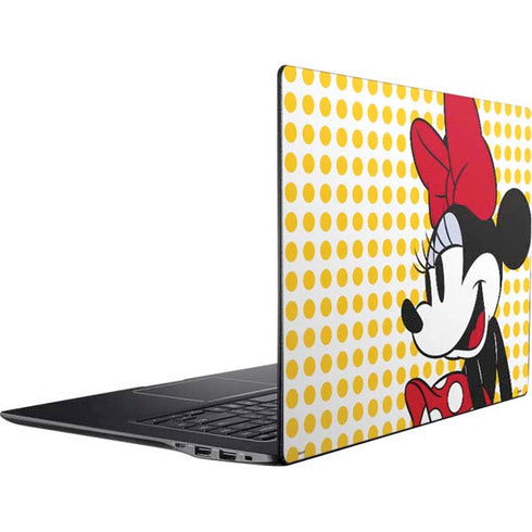 Disney Minnie Mouse Profile Yellow Dots Ativ Book 9 (15.6in 2014) Skin