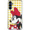 Disney Minnie Mouse Profile Yellow Dots Galaxy A55 5G Clear Case