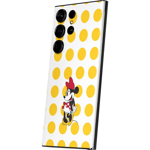 Disney Minnie Mouse Profile Yellow Dots Galaxy Skins