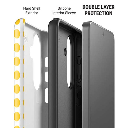 Disney Minnie Mouse Profile Yellow Dots Galaxy S26 Impact Case