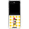Disney Minnie Mouse Profile Yellow Dots Galaxy Z Flip6 Clear Case