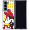 Disney Minnie Mouse Profile Yellow Dots Galaxy Z Fold5 5G Clear Case