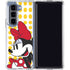 Disney Minnie Mouse Profile Yellow Dots Galaxy Z Fold5 5G Clear Case