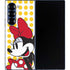 Disney Minnie Mouse Profile Yellow Dots Galaxy Z Fold6 Skin
